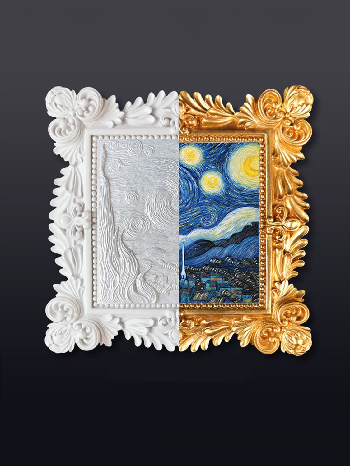 Relief Van Gogh's Starry Night DIY 3D Oil Painting Kit