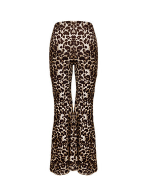 Leopard Flare Pants-True and Wild