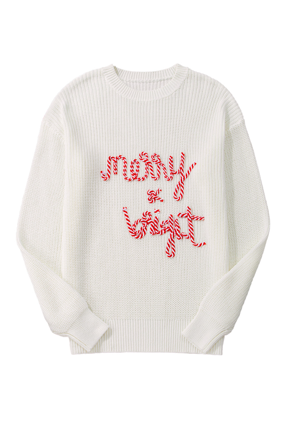 Bright White Merry & Bright Christmas Sweater-True and Wild