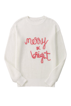 Bright White Merry & Bright Christmas Sweater-True and Wild