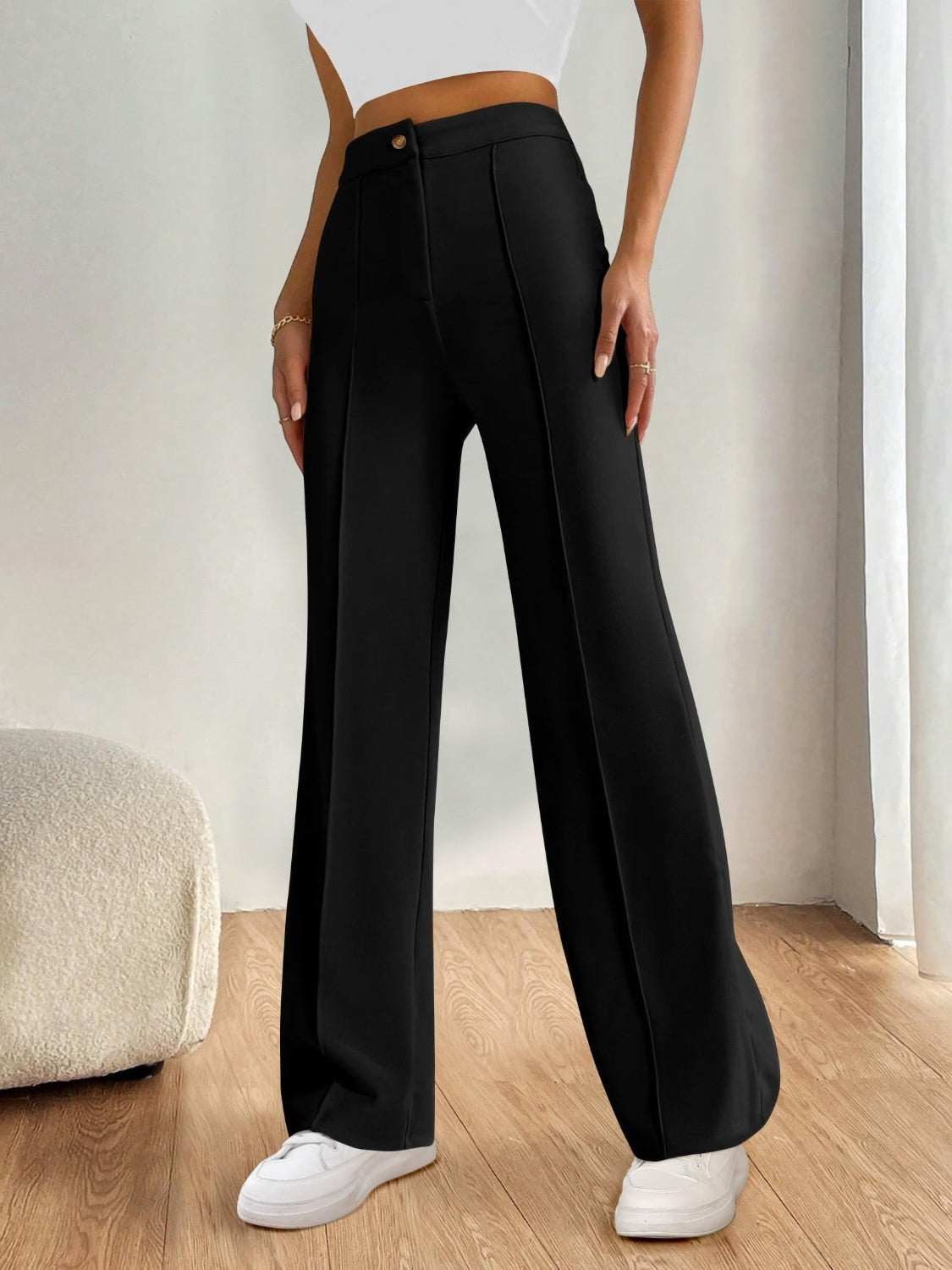 High Waist Wide Leg Pants