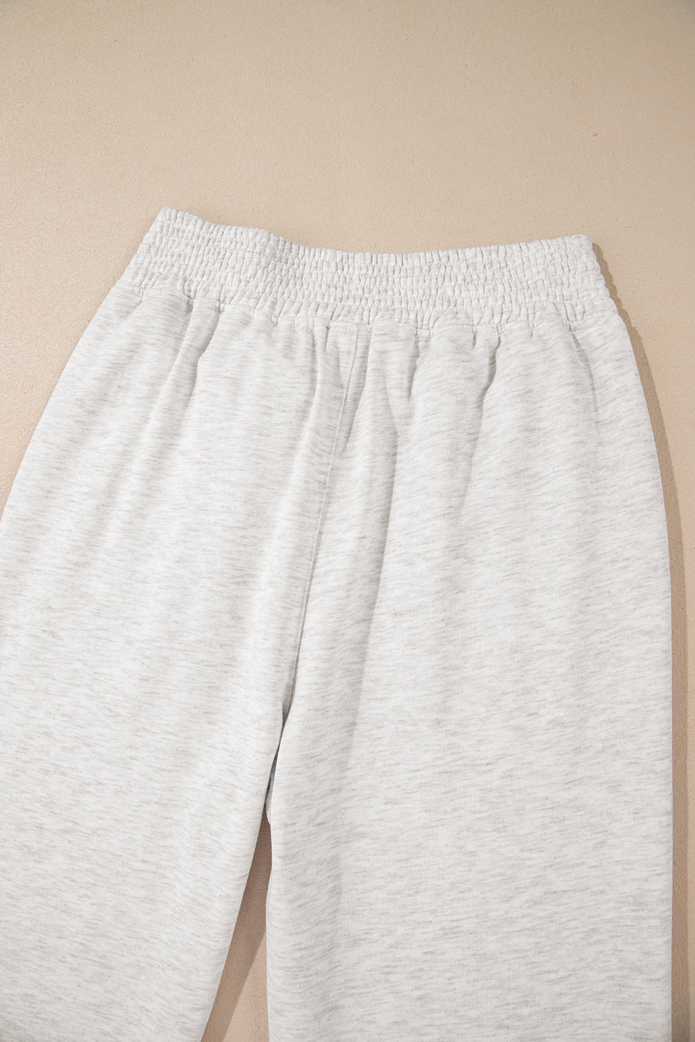 Light Grey Cross-Waist Wide Leg Lounge Pants-True and Wild