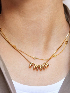 18K Gold-Plated Titanium Steel Necklace-True and Wild