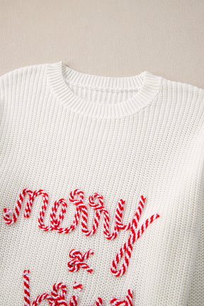 Bright White Merry & Bright Christmas Sweater-True and Wild