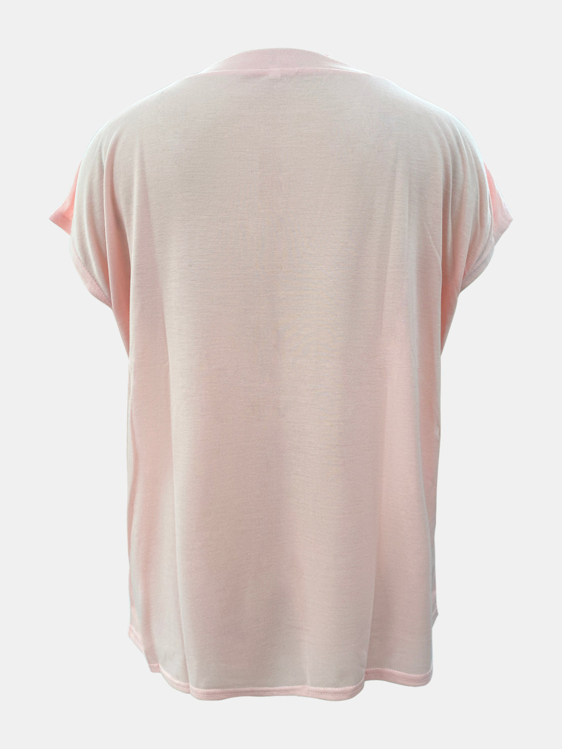 Full Size Round Neck Cap Sleeve T-Shirt-True and Wild