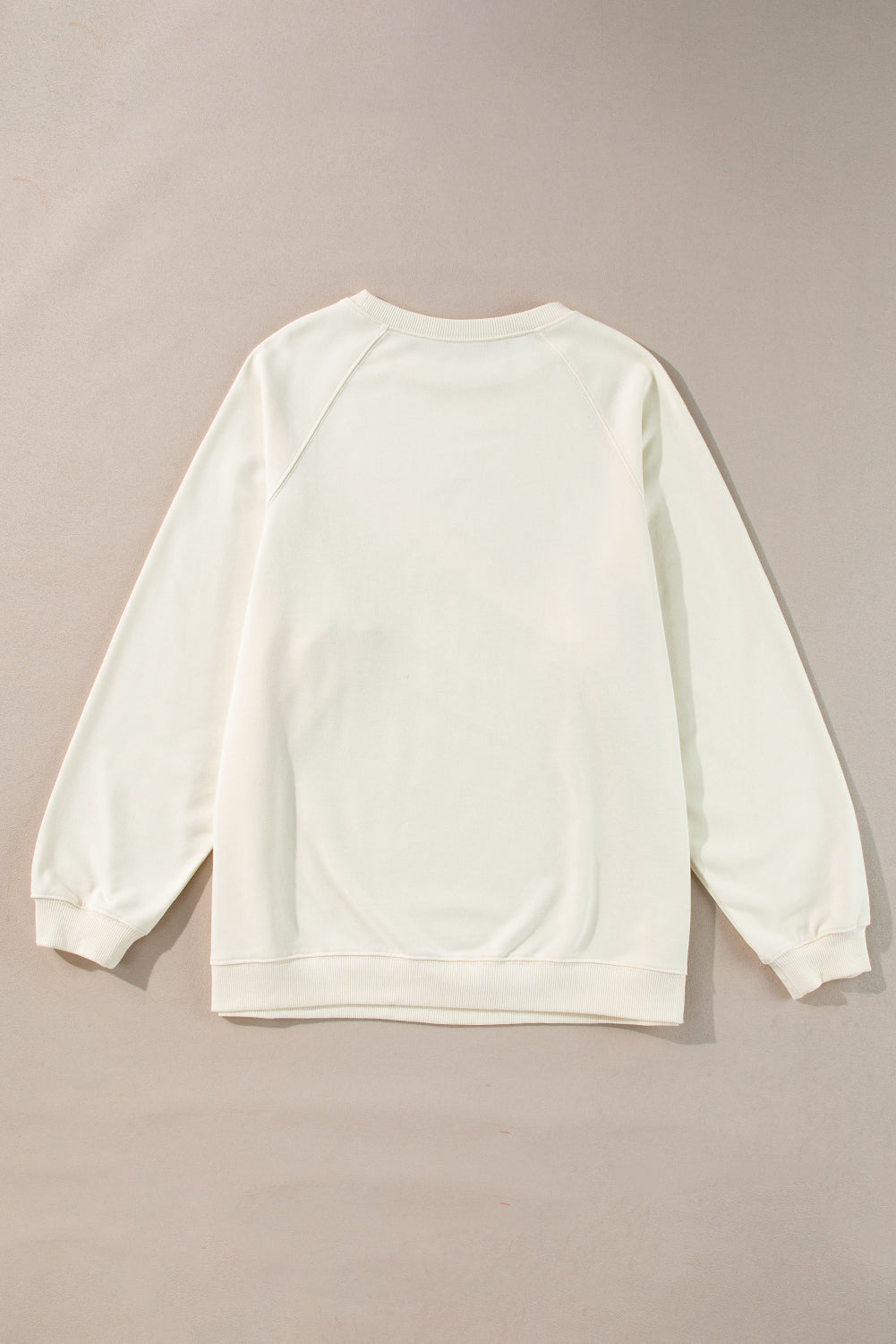 White Rainbow Colorblock Plus Size Sweatshirt