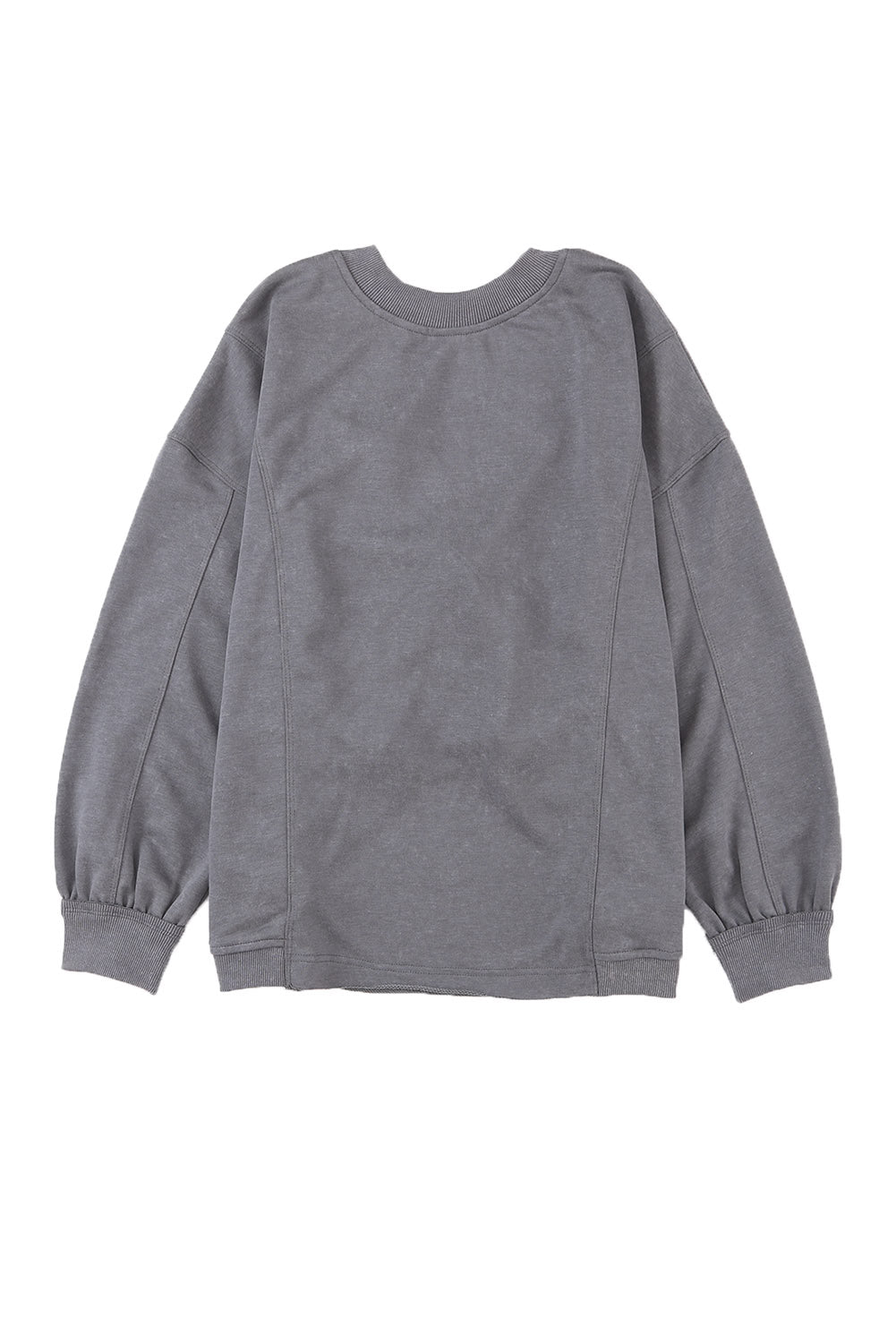 Gray Twist Butterfly Oversized Sweatshirt-True and Wild